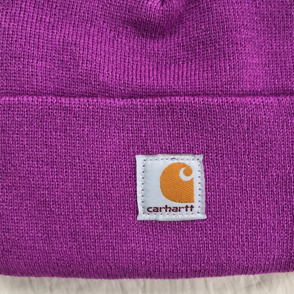 ⭐️CARHARTT KIDS LTE purple watch hat cap hat NEW - Picture 2 of 4